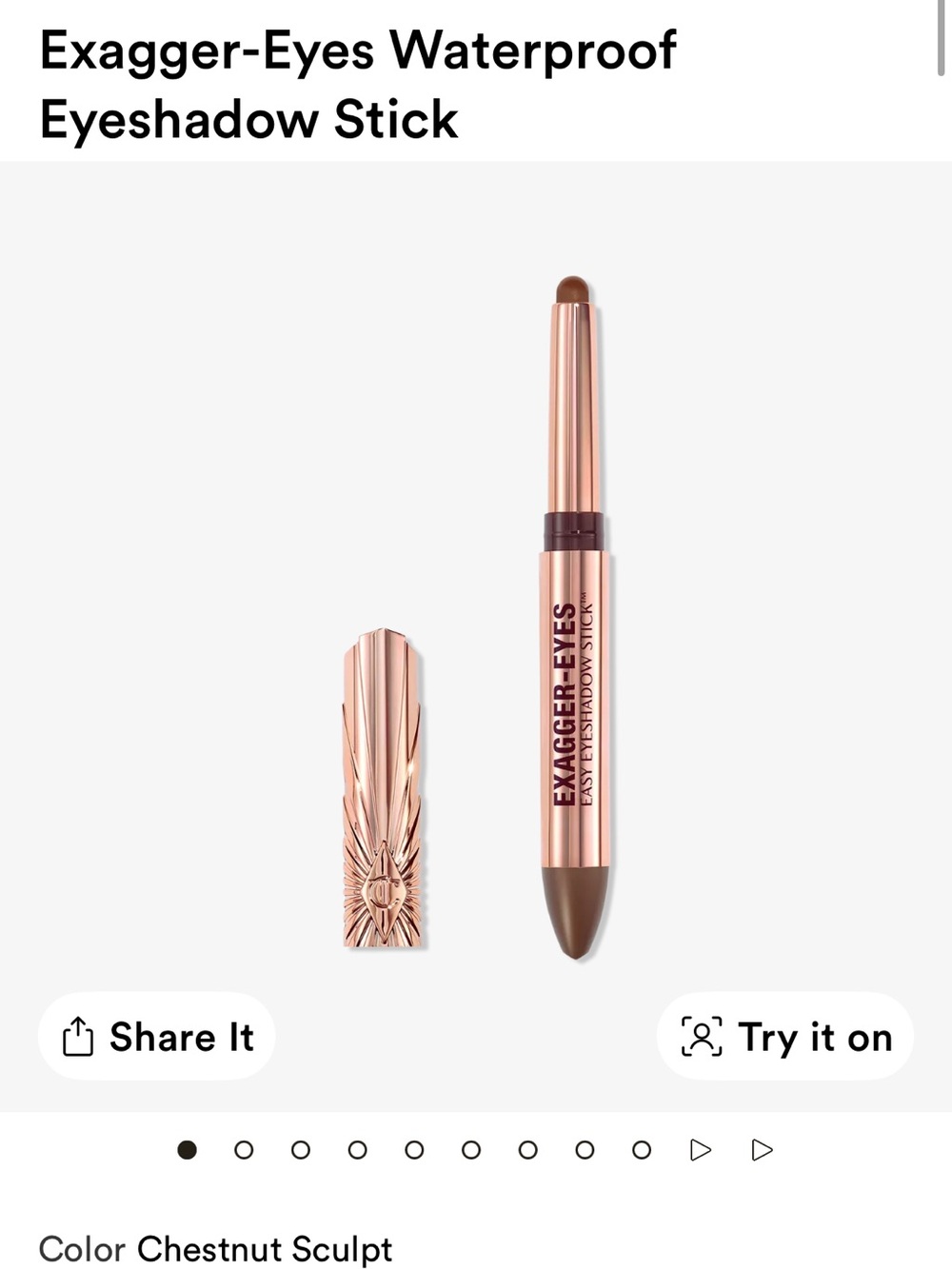 Charlotte Tilbury eyeshadow stick